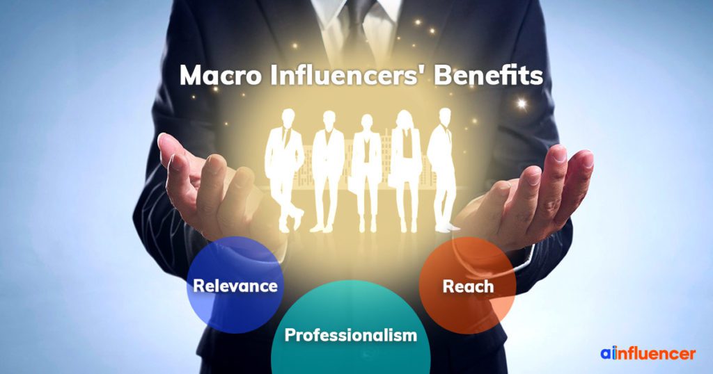 Macro influencers' benefits