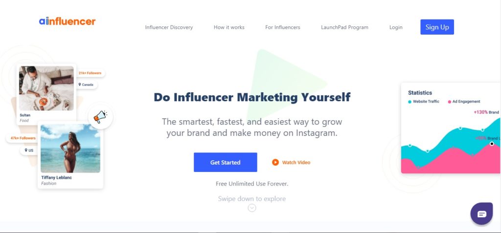 Ainfluencer - an Influencer marketing platform