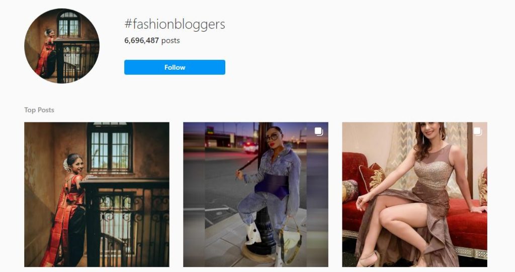 use hashtags to find Instagram influencers