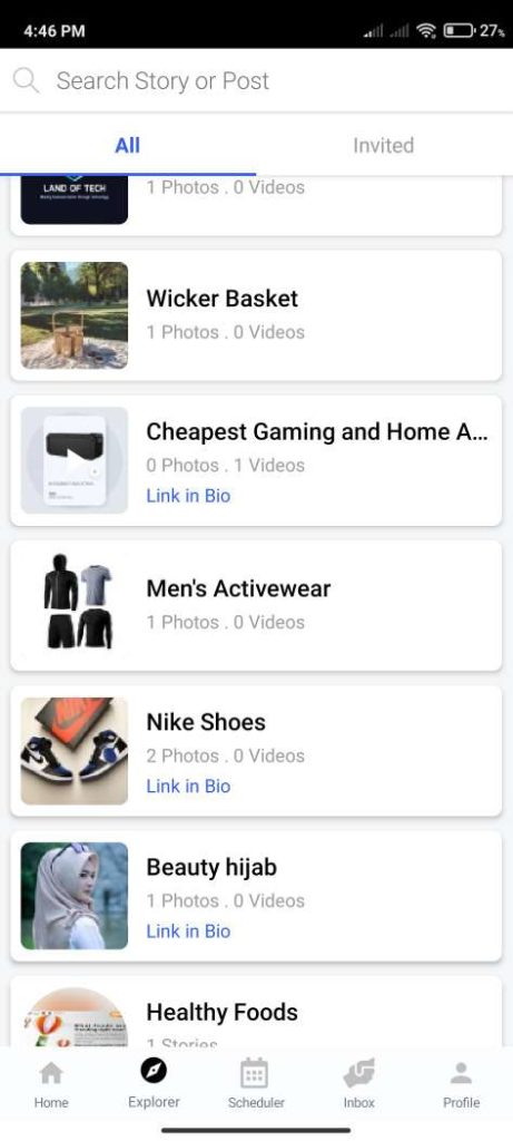 Ainfluencer-app-searching brands to work with