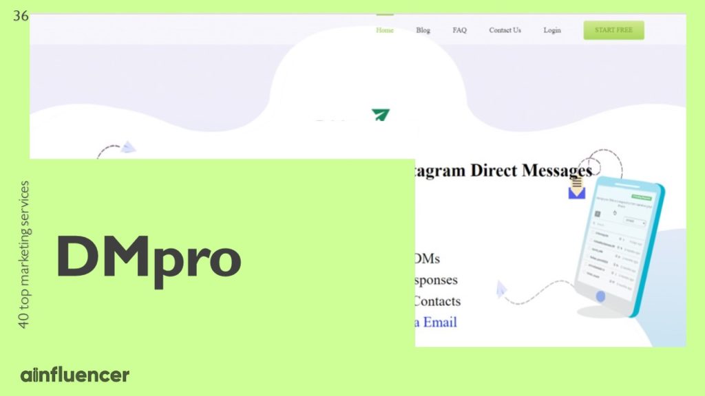 Instagram DM apps: DMpro