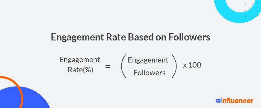 Follower engagement rate formula