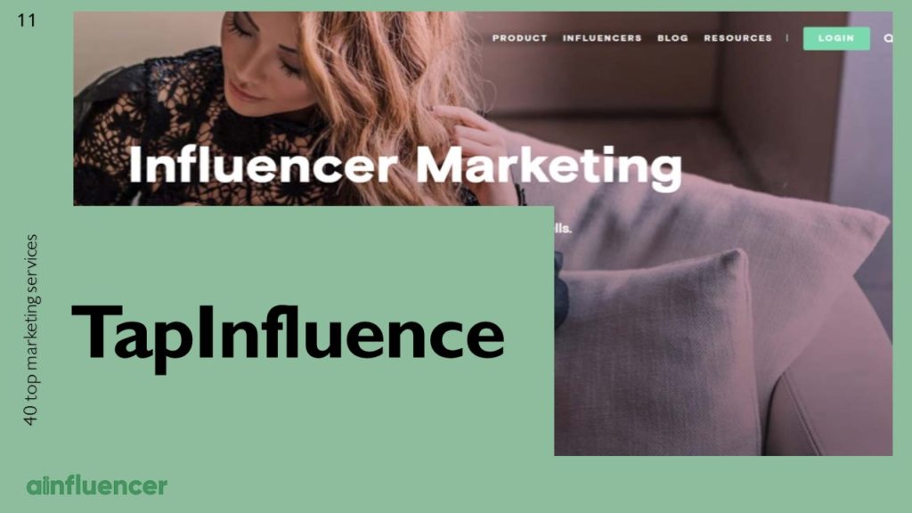 Influencer Instagram marketing service: Tapfluence