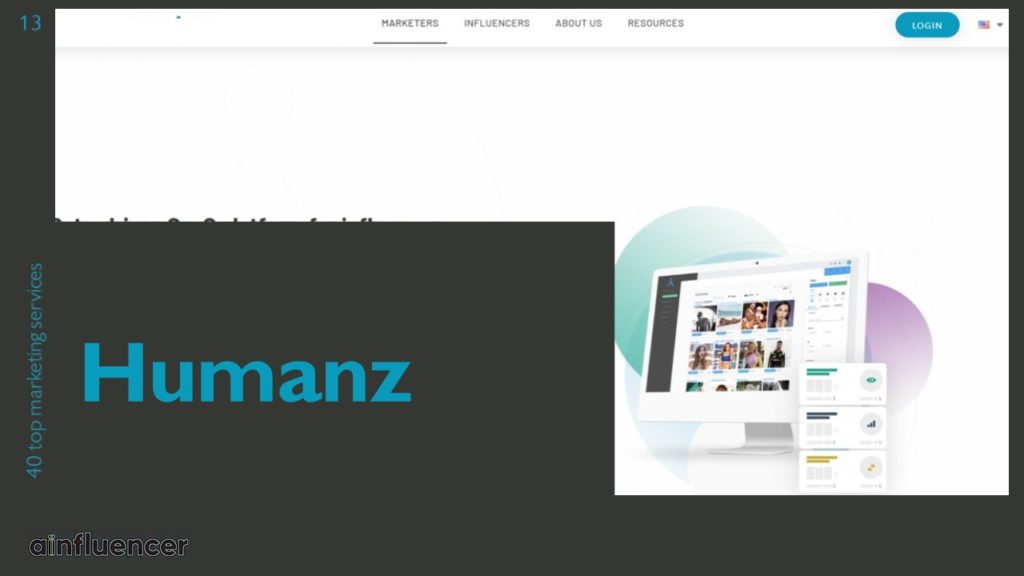 Influencer Instagram marketing service: Humanz