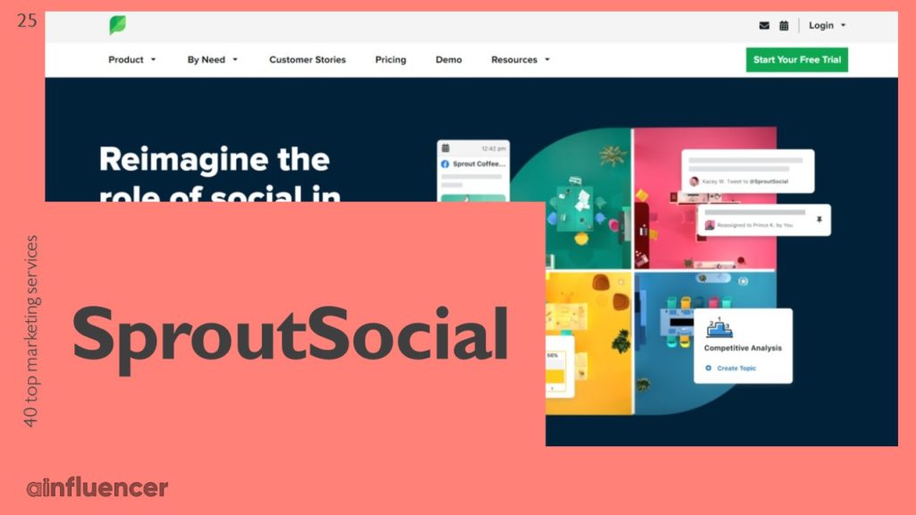 Instagram growth service: SproutSocial