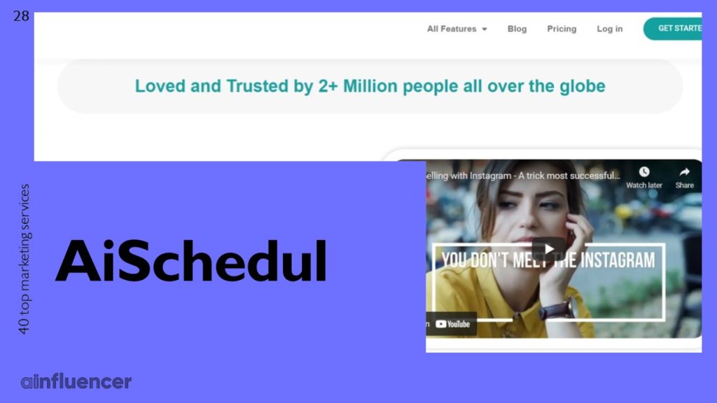 Instagram growth service: AiSchedul