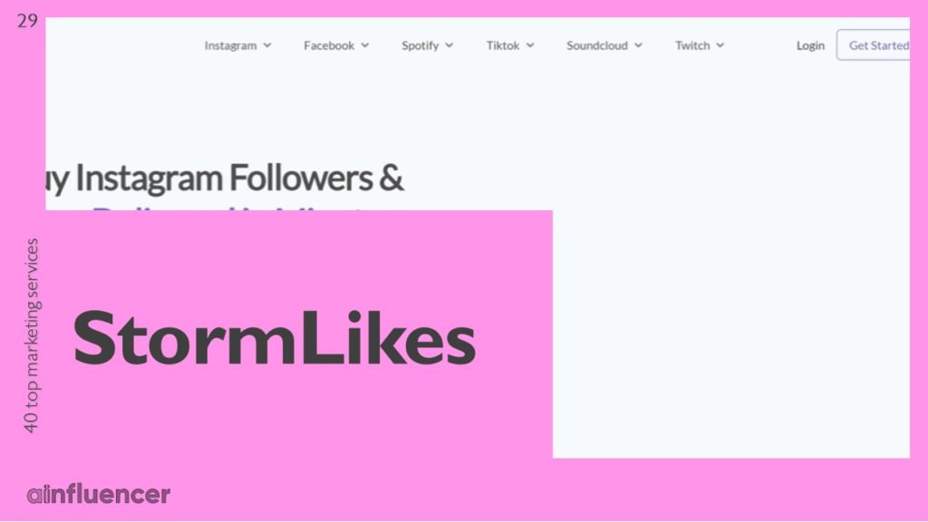 Instagram growth service: StormLikes