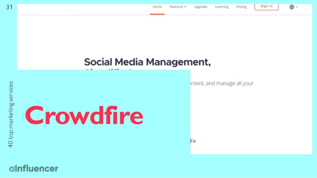 Instagram growth service: Crowdfire