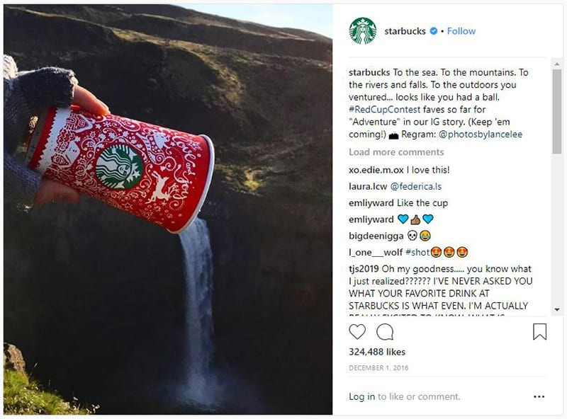 User-generated content-Starbucks