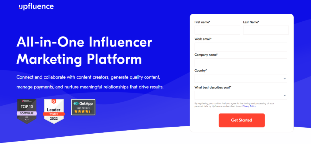 Upfluence-influencer marketing tools