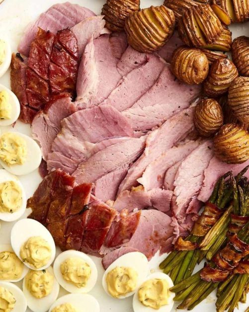 Easter-dinner-honey-mustard-glazed-ham