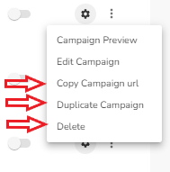 Copy- Delete Campaign