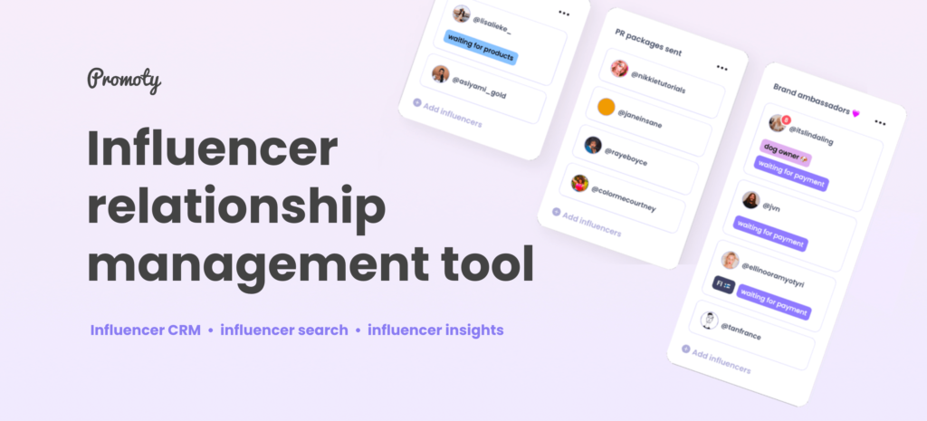 Promoty _ influencer retionship management tool _ banner-min