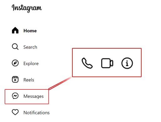 How to Call on Instagram Website