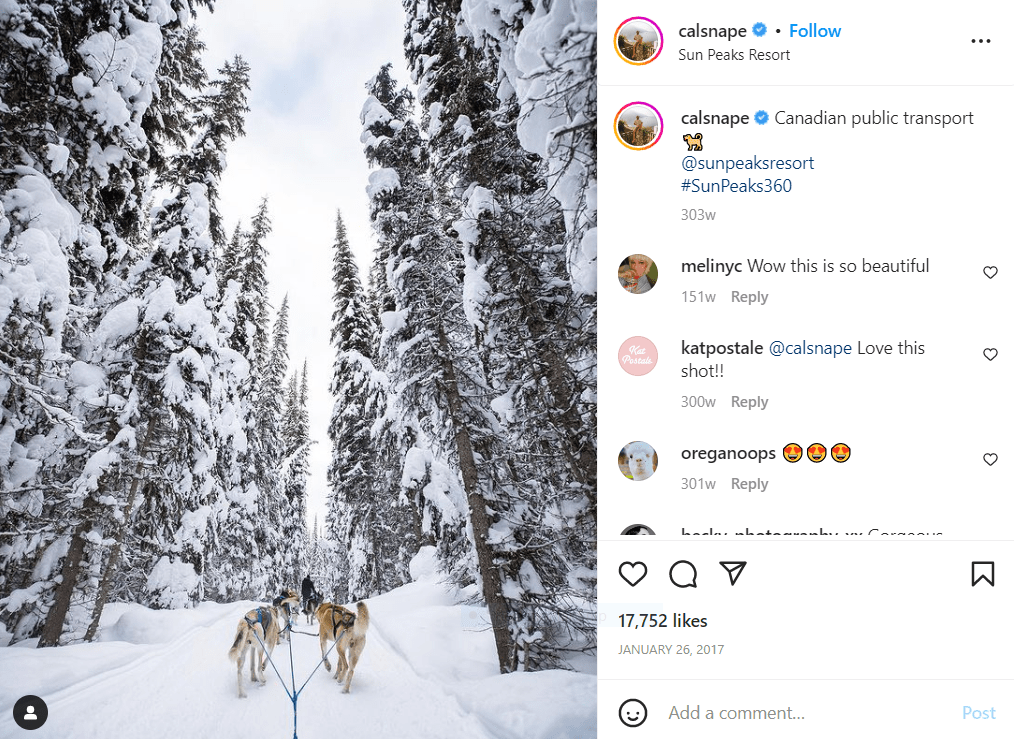  Sun Peaks Resort-influencer marketing strategy