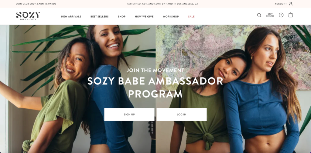 Sozy Website