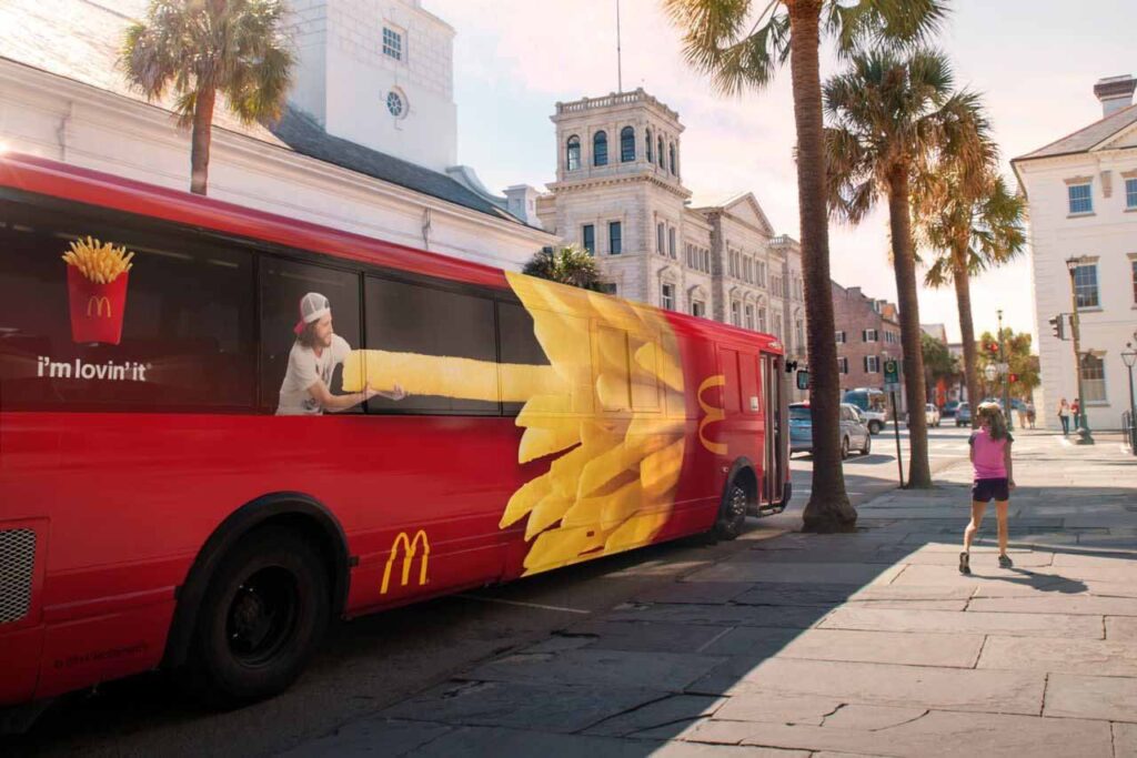 Creative idea behind McDonald’s ad makes people hungry for French fries! 