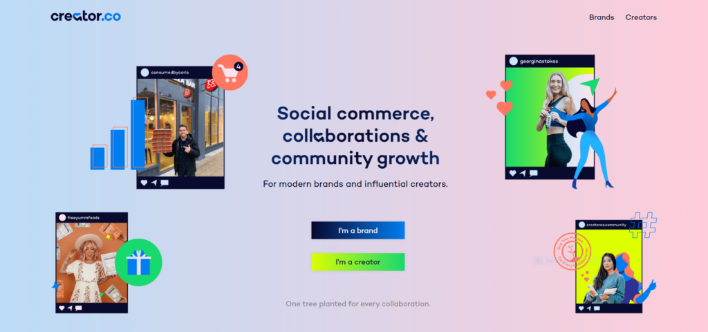 Creator.co-social commerce