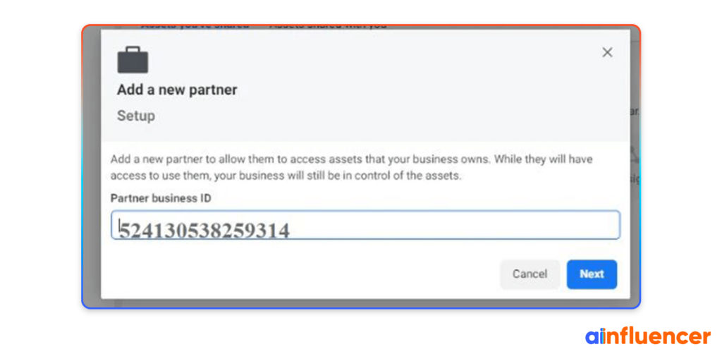 Partner business ID