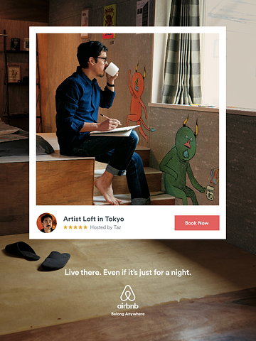 Airbnb’s Live There campaign
