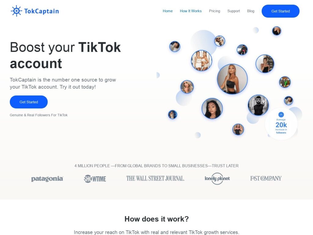 TokCaptain dashboard 