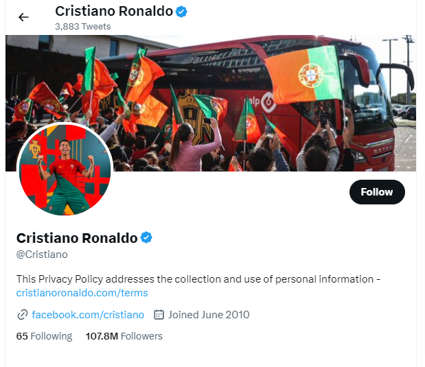 Cristiano Ronaldo (@Cristiano) _ Twitter