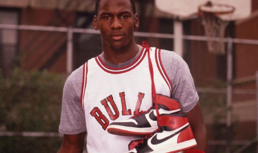 Michael Jordan endorsing