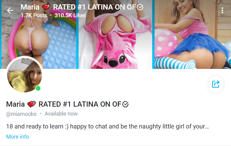 Maria-Hot OnlyFans-Account