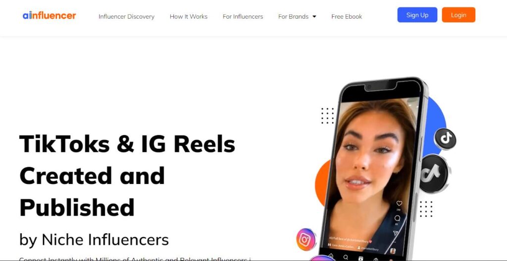 AInfluencer Homepage