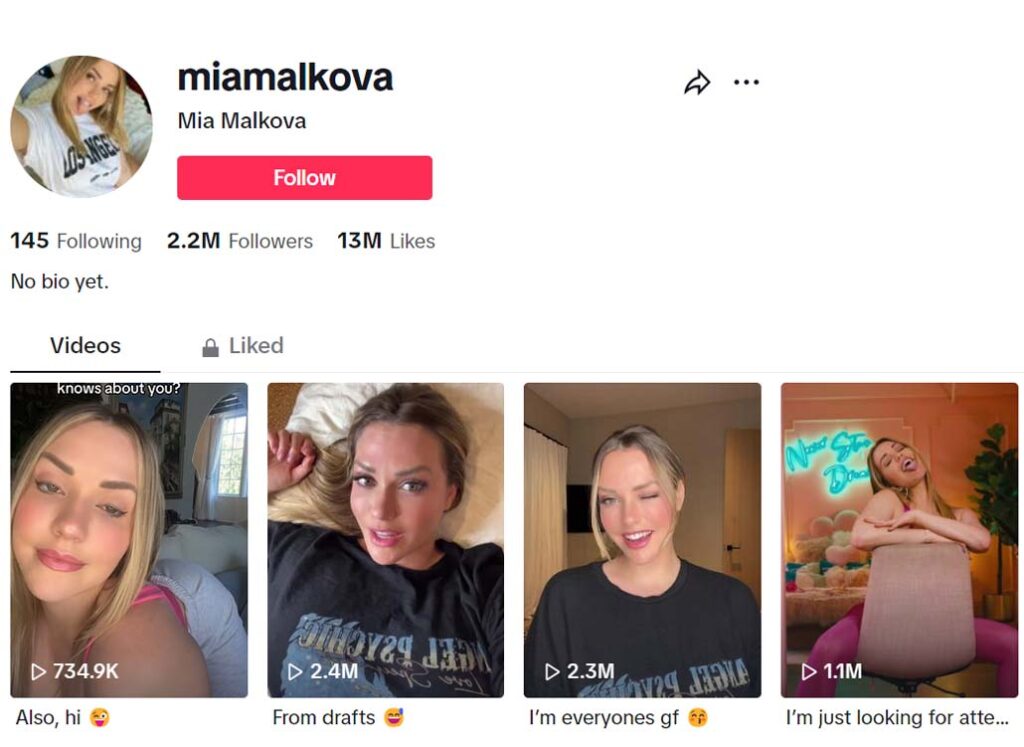 Tiktok influencers nude