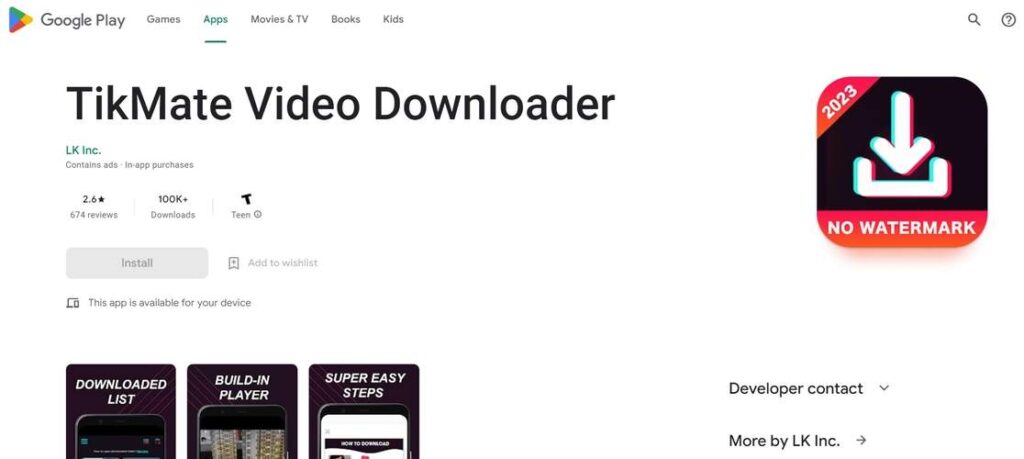 Tikmate - Download video tiktok, Tiktok downloader no Watermark