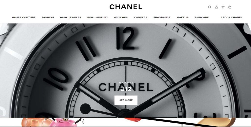 Chanel Homepage