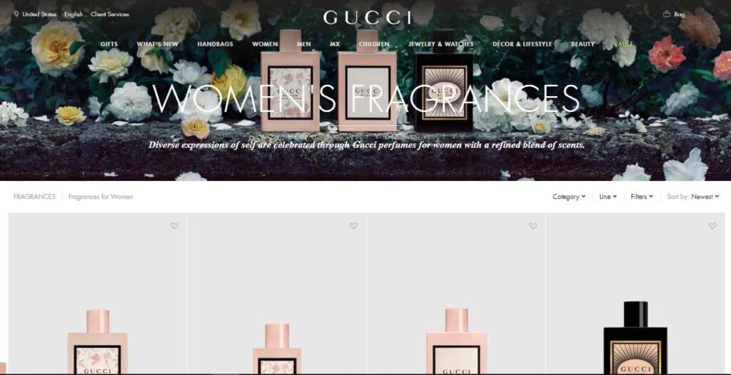 Gucci Homepage