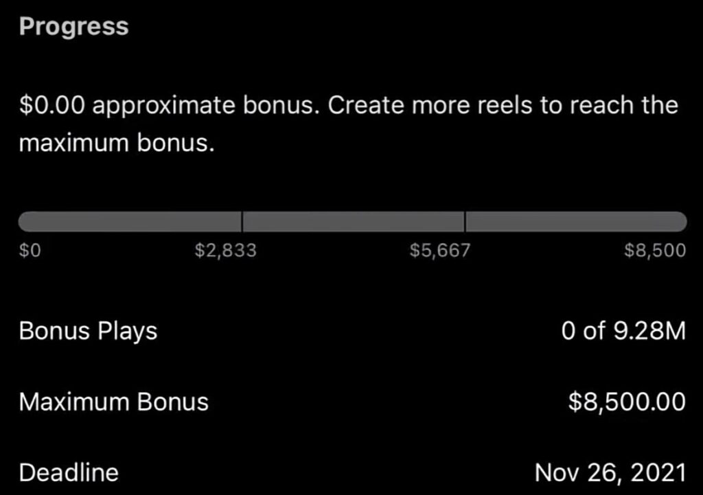 maximum and minimum bonus rate