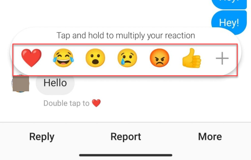 React To Messages With Customized Emojis