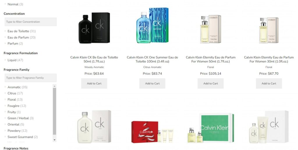 Calvin klein hotsell web store