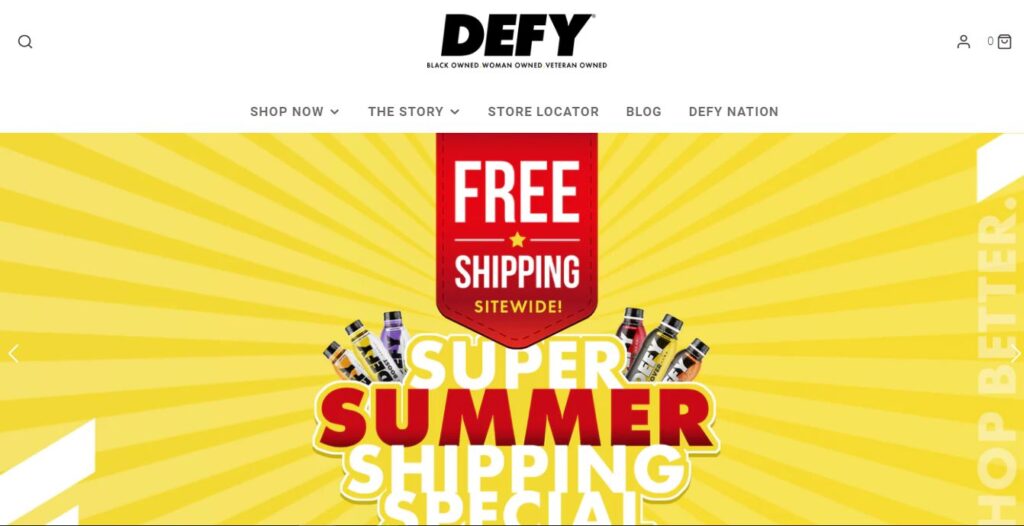DEFY Homepage