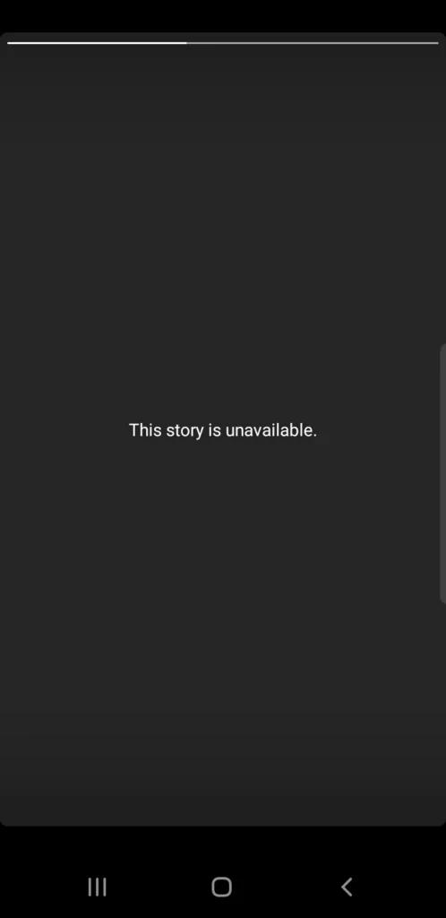 This Story is Unavailable Instagram error