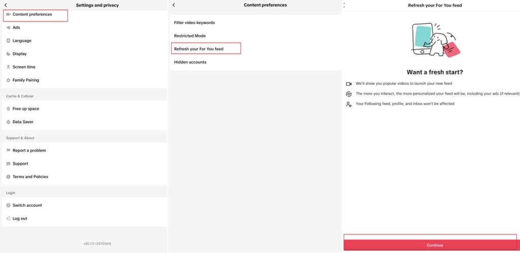 TikTok to let users reset their feed and see new content recommendations -  RouteNote Blog