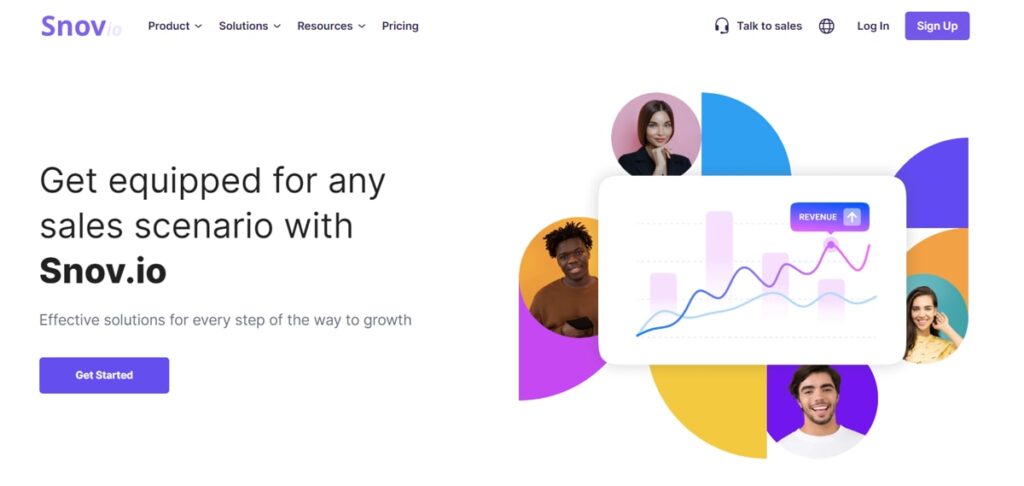 Snovio Homepage