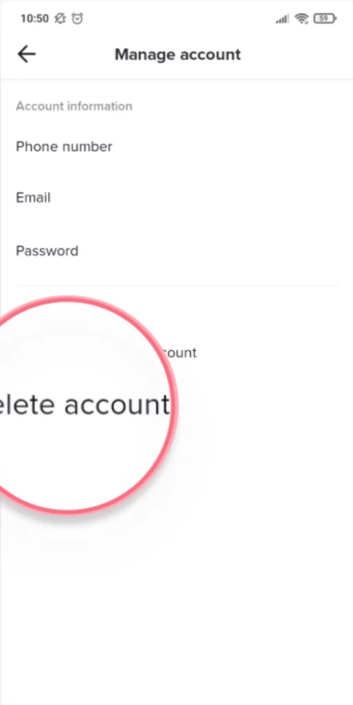 how to delete TikTok account