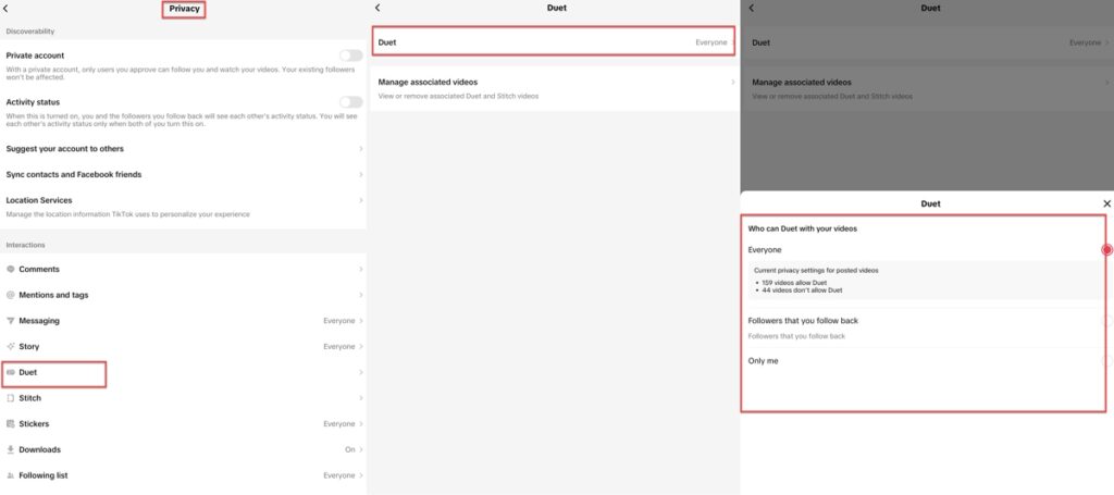 How To Turn On Duets On TikTok