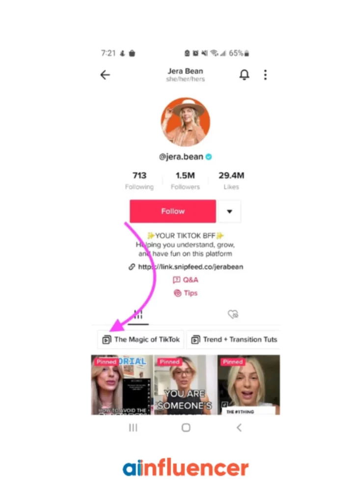 How to Make a Playlist on TikTok from Your Profile