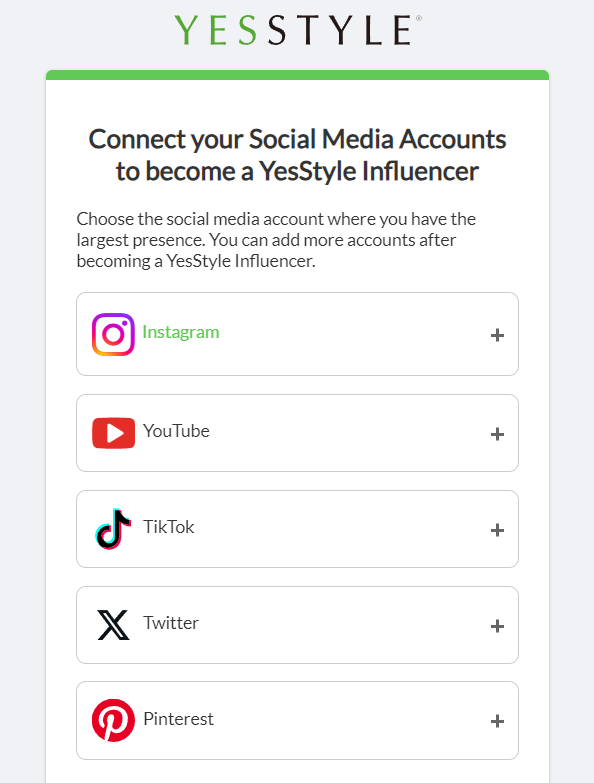 Connect Your Social Media Account