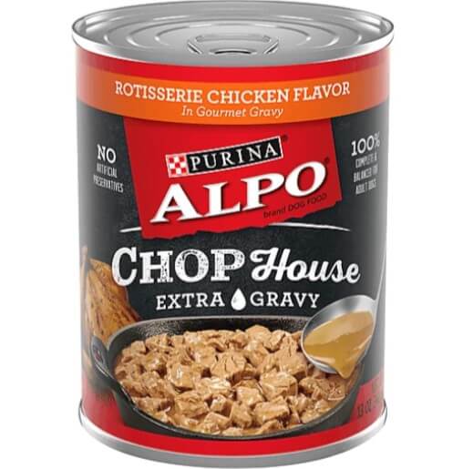 Alpo Dog food in a can