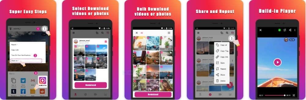 photos of Video Downloader for Instagram app