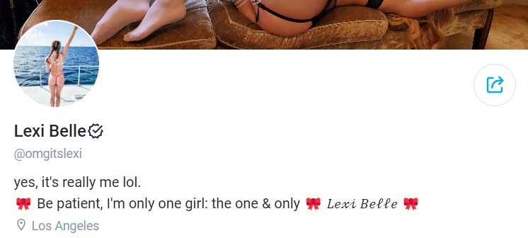 Lexie belle onlyfans account