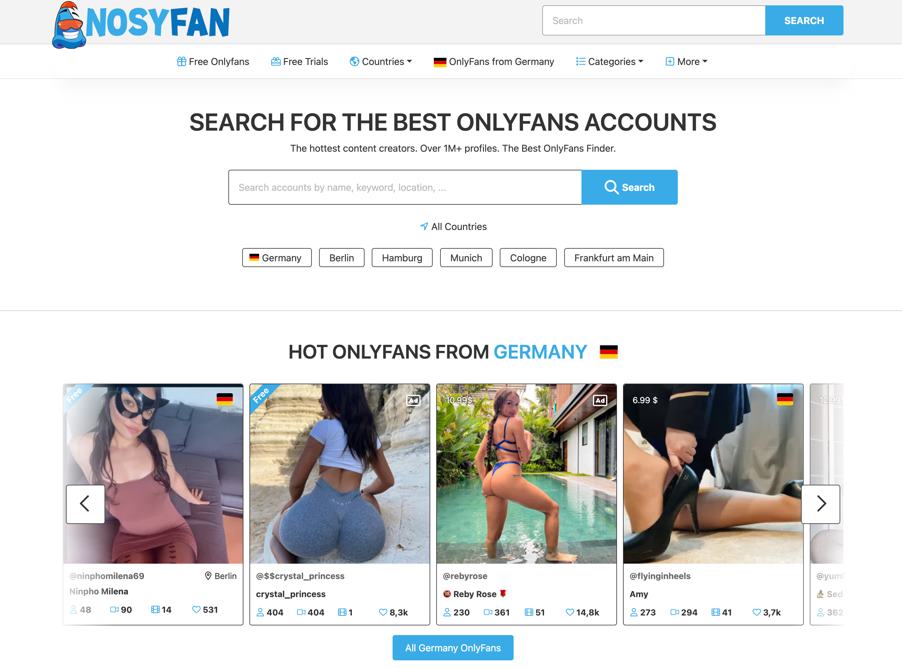 NosyFan Homepage