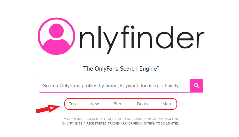 OnlyFinder search tool
